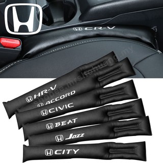 เบาะรองนั่งรถยนต์ คาร์บอนไฟเบอร์ แบบนิ่ม กันรั่ว สําหรับ Honda City Jazz Beat Civic Accord HR-V CR-V