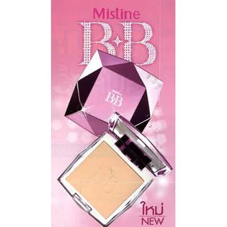 แป้ง มิสทีน นำเข้าจาก เกาหลี** บีบีไดม่อน Mistine BB Diamond SPF 25 PA+++ แป้งพัฟมิสทีน นัมเบอร์ วัน