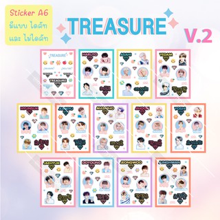 Sticker A6 Treasure YG V.2 (สั่งซื้อขั้นต่ำ50บาท คละแบบ คละลายได้ทั้งร้านค่ะ)