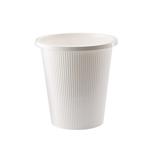 ถังขยะกลม 9 ลิตรDKWHH-218/6ขาวทึบ 9 liter round trash can DKWHH-218/6 solid white