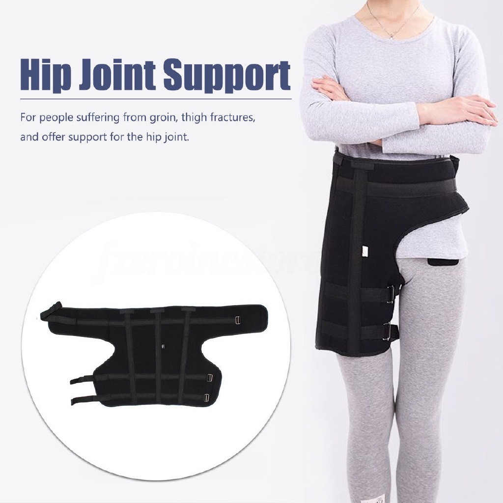 Hip Support Groin Black Stabilizer Support Brace Fracture Pain Strain Arthritis acescene.th