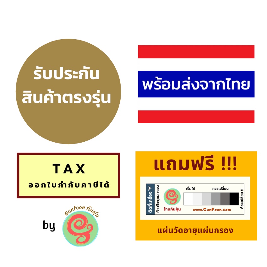 ไส้กรอง เครื่องฟอกอากาศ Ferretti Master Clean MAP-305 Air Purifier MAP305 แผ่นกรองอากาศ HEPA filter - รูปที่ 4