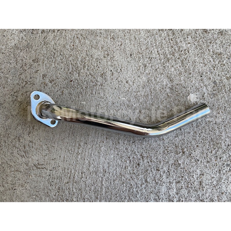 คอท่อ Y80 วาย80 ท่อหน้า Y80 วาย80 คอท่อไอเสีย เหล็ก ชุบโครเมียม