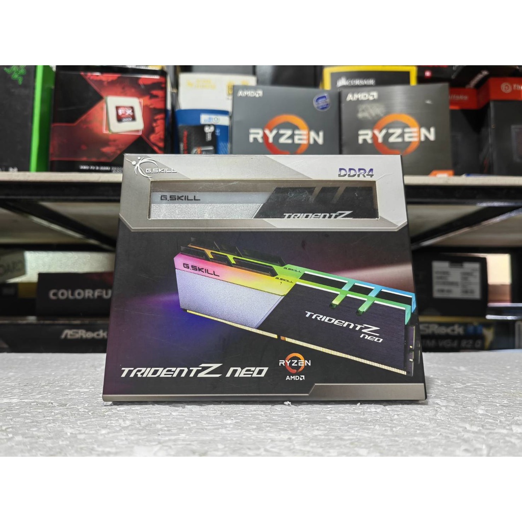 แรม(RAM) DDR4 G.skill trident Z neo RGB 16GB bus3200 / bus3600 (8Gb*2)