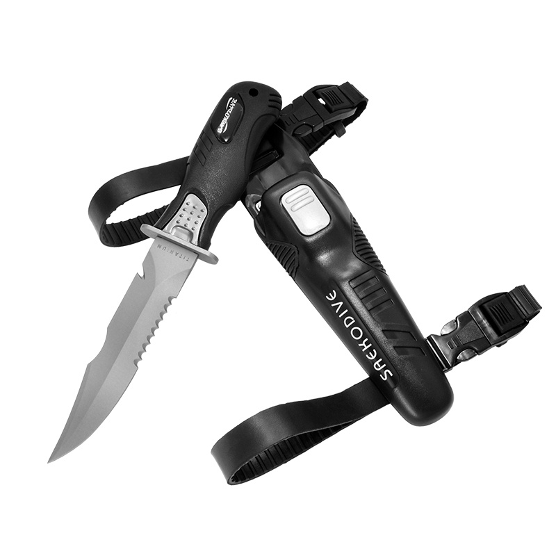 Saekodive Dive Knife for scuba_Titanium