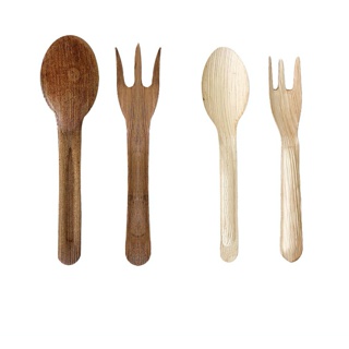 โปรโมชั่น : ช้อนส้อมกาบหมาก 12 ชิ้น ช้อนส้อมใช้แล้วทิ้ง ไม่หักไม่กรอบ