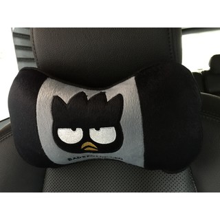 ลิขสิทธิ์แท้ แบดแบดมารุ หมอนรองคอ ทรงกระดูก ในรถยนต์ 1 ชิ้น Bad Badtz-Maru 1pc Car Neck Rest Cushion Head Pillow