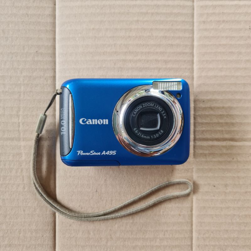 กล้องดิจิตอล CANON POWERSHOT A495 10MP สีน้ำเงิน