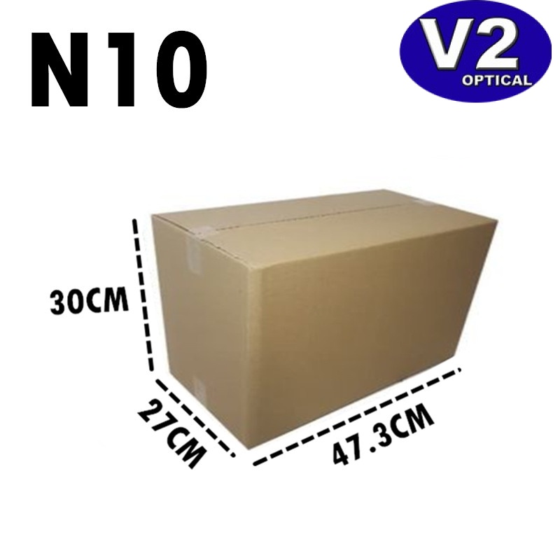 N10 3A Craft Paper Box Packing (10/50 ชิ้น) kotak Box