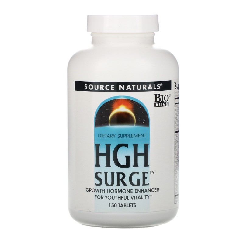 ล็อตใหม่ HGH surge growth hormone, 150 เม็ด, Source naturals | Shopee ...