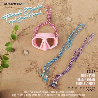 สายรัดหน้ากากดำน้ำ – Handmade Braided Mask Band แบรนด์ WATER PRO