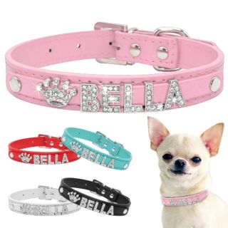 Ohmypet ปลอกคอสุนัข ใส่ตัวอักษรฟรี!! เหมาะทั้งสุนัขและแมว ปลอกคอสุนัขพันธุ์เล็ก พันธุ์ใหญ่ ใส่แล้วดูแพงสุดๆจ้า