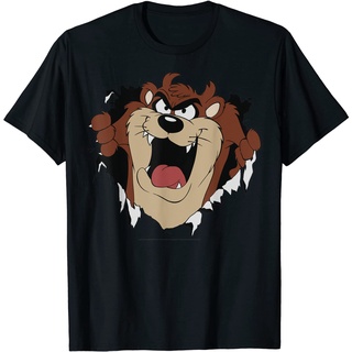 เสื้อยืด พิมพ์ลาย Looney Tunes Taz Rip Through Portrait สําหรับผู้ใหญ่Size S-5XL