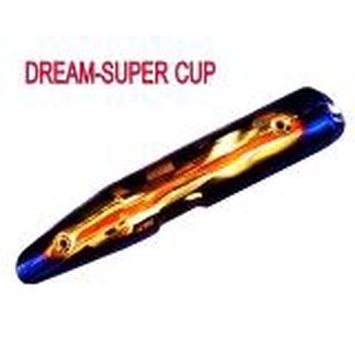 A กันร้อนท่อ ไทเท/ทอง สำหรับ ปลายท่อ HONDA-DREAM SUPERCUP ดรีมขSUPERCUP