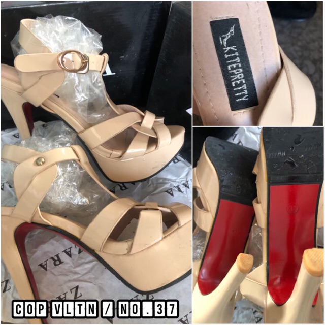 รองเท้า cop VLTN no.37 *ตำหนินิด รูปสุดท้าย
