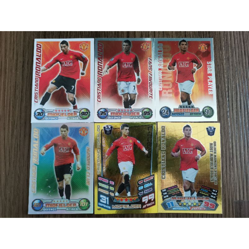 Topps Match Attax EPL Cristiano Ronaldo Manchester United Card (Star Player, Legend, Fans Favourite 