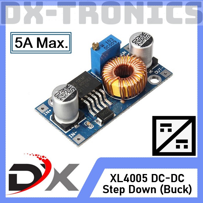 [UNIT ราคา] XL4005 โมดูล Buck Step Down ปรับได้ 5A