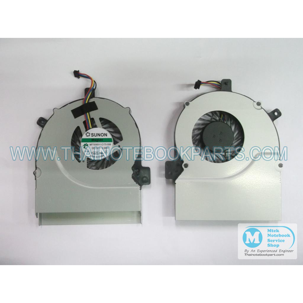 พัดลมระบายความร้อนโน้ตบุ๊ค Asus A55 K55 X55 series CPU Cooling fan MF75090V1-C17