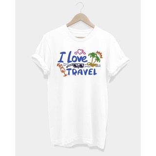 เสื้อยืด I Love Travel