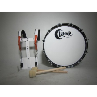 กลองใหญ่ BASSDRUM ยี่ห้อ LUNAR รุ่น 3000 ขนาด20นิ้ว 12 หลัก เกลียวยาวพร้อมชุดสะพายเกาะอก