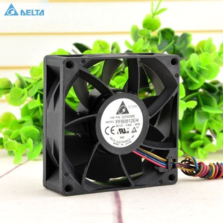 for delta FFB0812EH 8CM 80MM 8025 80*80*25MM 12V 0.80A violent wind capacity 4 wire fan with PWM support