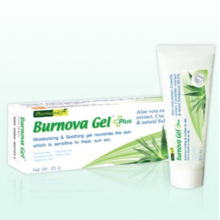 Burnova gel plus เบอร์นโนวา เจล พลัส 25 g,70 g.