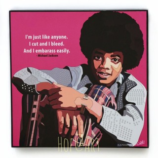 Michael Jackson #1 MJ ไมเคิล แจ็คสัน นักร้อง รูปภาพ​ติดผนัง pop art กรอบรูป แต่งบ้าน ของขวัญ ของสะสม