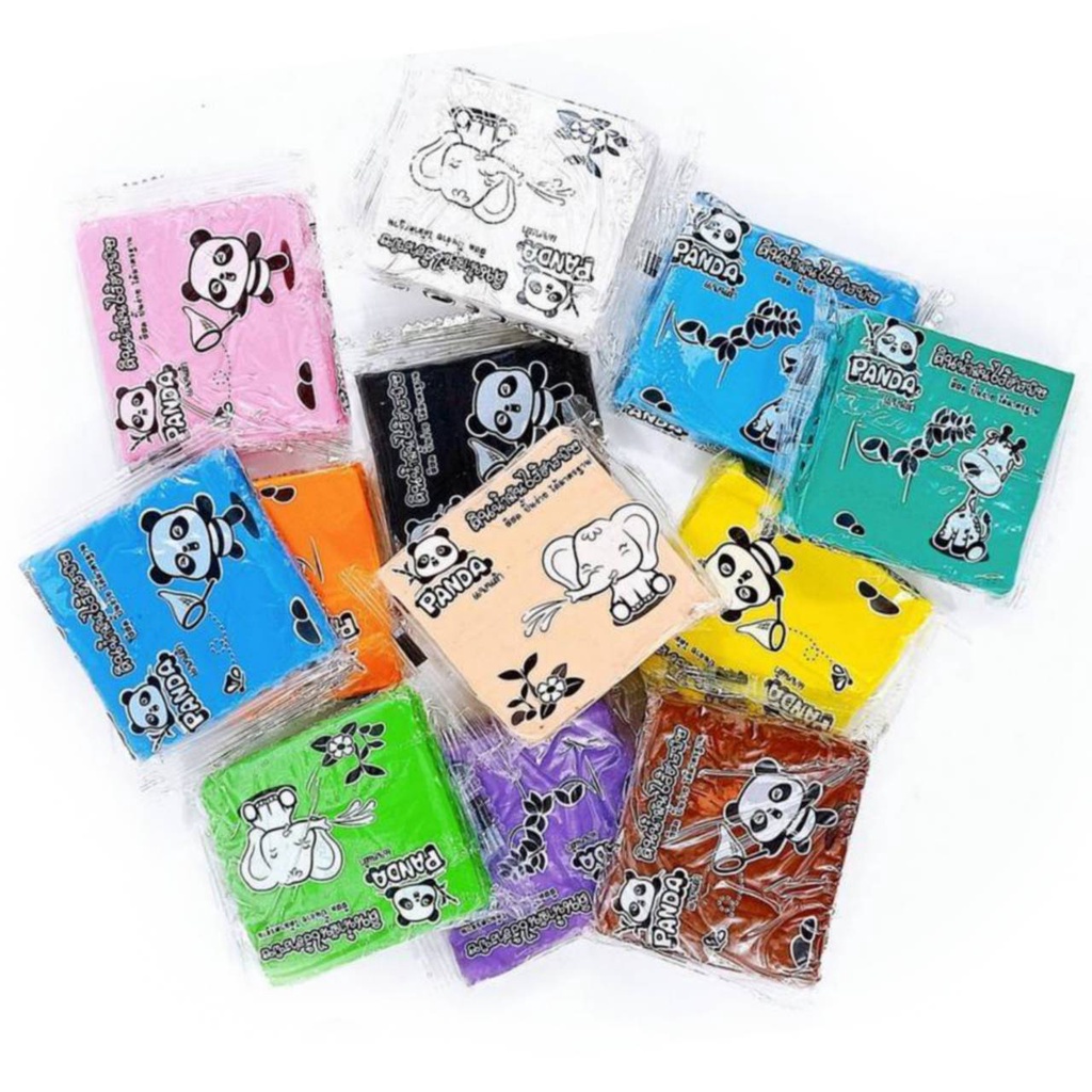 ดินน้ำมัน ดินน้ำมันไร้สารพิษ ตรา PANDA 90 กรัม (1 ชิ้น)