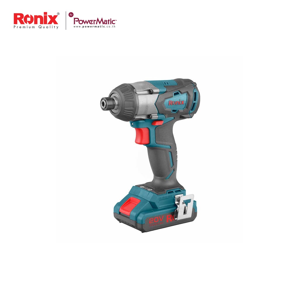 Ronix ไขควงกระแทกไร้แปรงถ่าน Brushless  impact Driver 20V 8906k