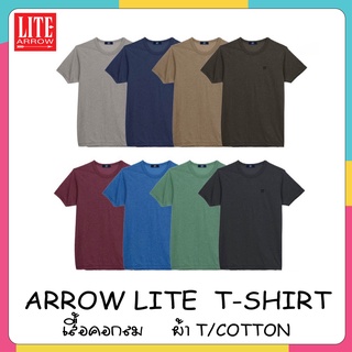 ARROW LITE T-SHIRT เสื้อคอกลมแขนสั้น ผ้าTC ใส่แล้วเย็นสบาย ไร้ตะเข็บข้าง