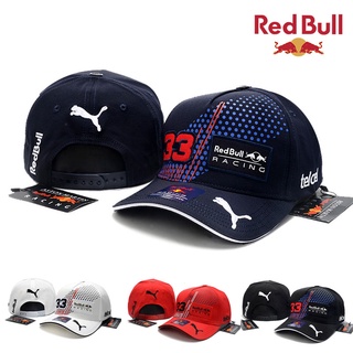 หมวกเบสบอล F1 Red Bull Racing Hats 33 Max Verstappen ปรับได้ สําหรับผู้ชาย ผู้หญิง