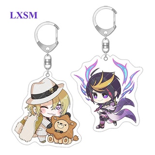 Luxiem Nijisanji พวงกุญแจอะคริลิคน่ารัก Vox Luca Ike Mysta Shu Merchandise