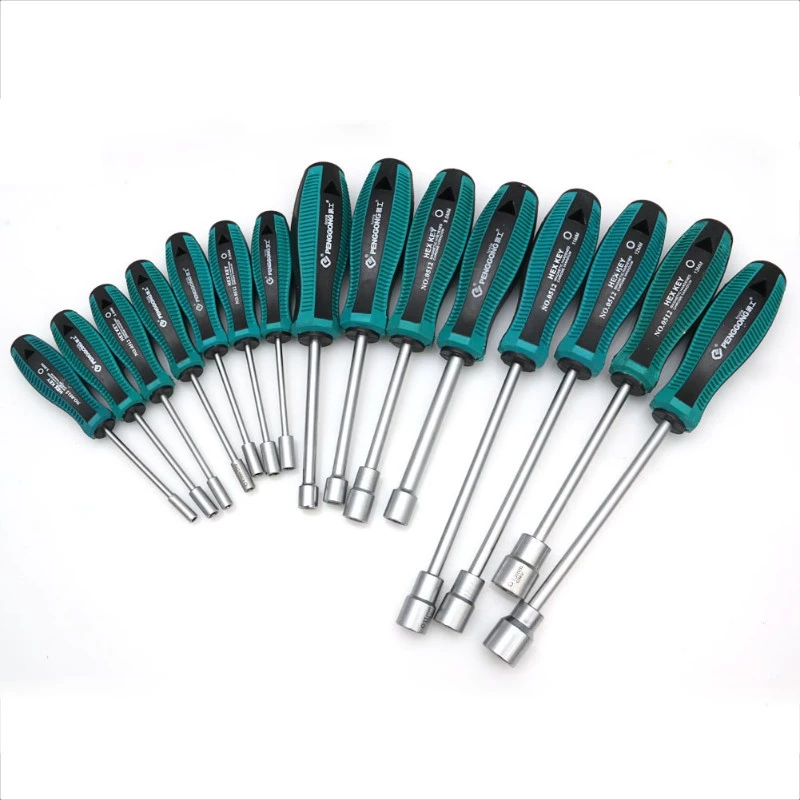 Metal Socket Driver Wrench Screwdriver Hex Nut Key Nutdriver Hand Tool 3mm