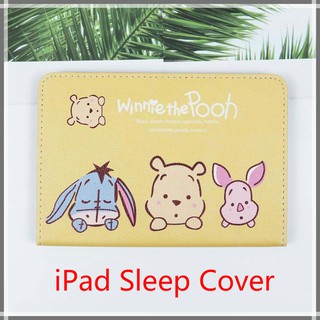 （Gen7/Gen8）iPad10.2⭐️Winnie the Pooh⭐️ เคสฝาพับ สำหรับ Mini5 2017/2018NewiPad Air1/Air2 Mini1/2/3 Mini4 iPad2/3/4