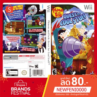 WIIGAME : Phineas and Ferb Quest for Cool Stuff