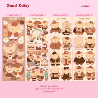 [พร้อมส่ง]🌈🌟sticker hello winter  สติกเกอร์ แบรนด์ Good Daizy