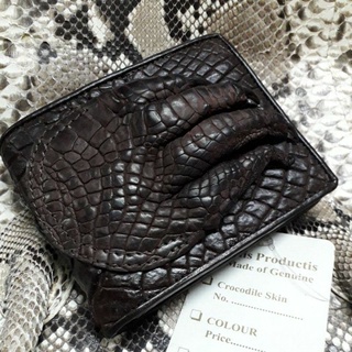 cobra skin money clip natural color หนีบธนบัตรหนังงูเห่า