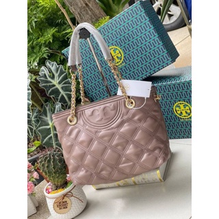 @1,620.-🔥🔥New Modern On Sale ลด 7 %🔥🔥💯Tory Burch Fleming Soft Small Tote Bag