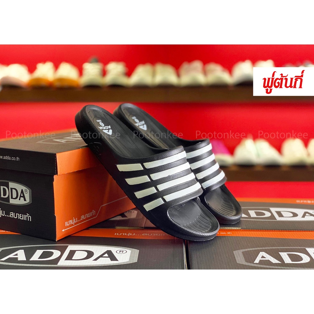 Adda รองเท้าแตะ แบบสวม รุ่น 55R01 ไซส์ 4-10 ของแท้ พร้อมส่ง