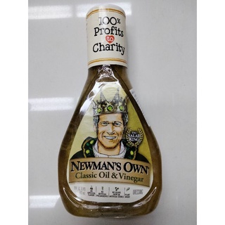 Newmans Own Olive Oil &amp;Vinegar น้ำสลัด นิวแมนส์ โอว์น 473 Ml