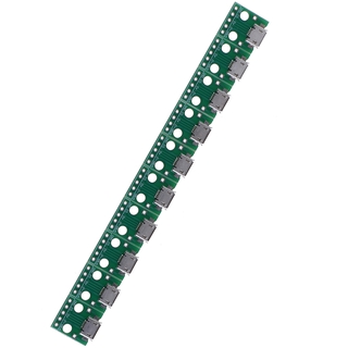 【CER】อะแดปเตอร์แปลง Micro USB เป็น DIP 5Pin ตัวเมีย PCB 10 ชิ้น