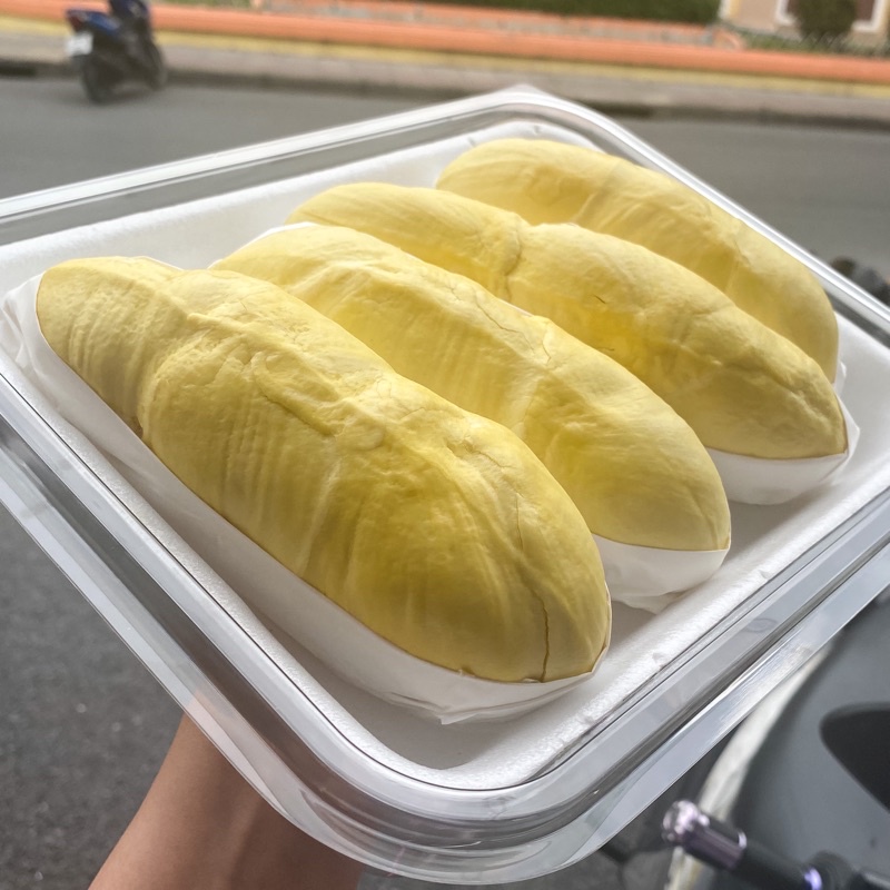 ส่งด่วน1วัน ทุเรียนภูเขาไฟศรีสะเกษแท้ แกะชั่งเนื้อล้วนๆน้ำหนัก 1 กก. หาทานได้ปีละครั้งเท่านั้น