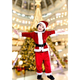 ชุดซานต้า เด็กชาย ชุดเด็กผู้ชาย ชุดแฟนซีคริสต์มาส   Santa Costume ชุดแฟนซี ชุดคริสมาสต์