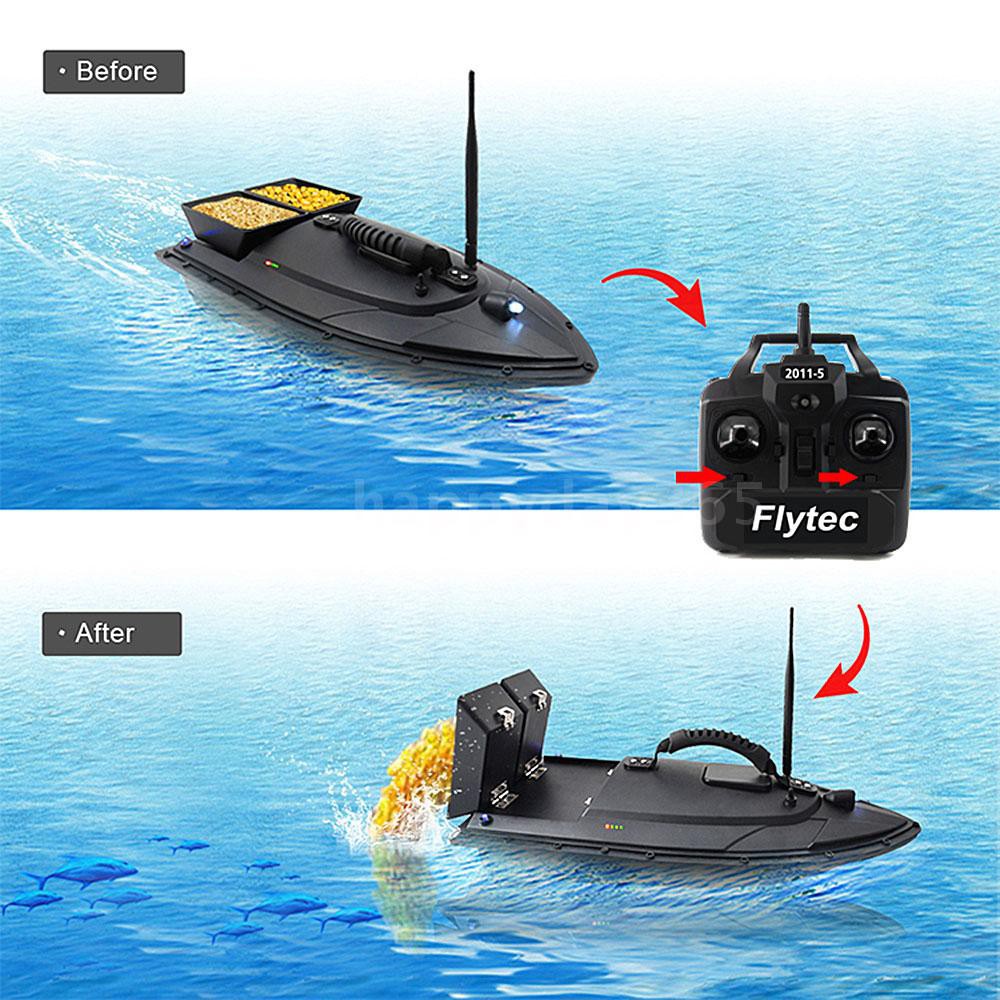 ❐【HD】Flytec 2011-5 Fish Finder 1.5kg Loading Remote Control Fishing Bait Boat  RC KIT Version DIY | Shopee Thailand