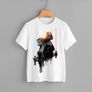 เสื้อยืดผ้าฝ้ายHH Starwars - เสื้อยืดสตาร์วอร์ เท่ห์ๆ เสื้อยืดผ้าฝ้ายL XL  XXL 3XL