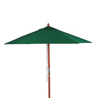 Parasol IVY 2.5M CIRCLE PARASOL GREEN Outdoor furniture Garden decoration accessories ร่มสนาม ร่มสนามกลม IVY WOOD 2.5 ม.