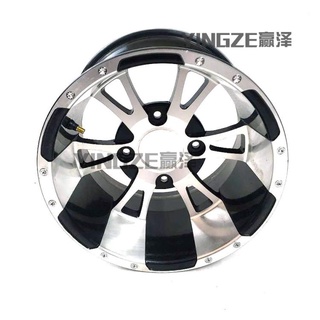 ۩【ส่งทันที】 DIY modified quad bike kart ATV 235/30-12 inch aluminum wheel blade wheel rim