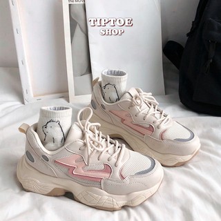 พร้อมส่ง 👟 𝑆𝑈𝑃𝐸𝑅𝐻𝐼𝐺𝐻 (ส่งฟรี!) ไซส์35-40 รองเท้าสะท้อนแสง TIPTOESHOP