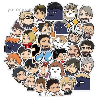 สติ๊กเกอร์ลายการ์ตูน Haikyuu สําหรับ Volleyball