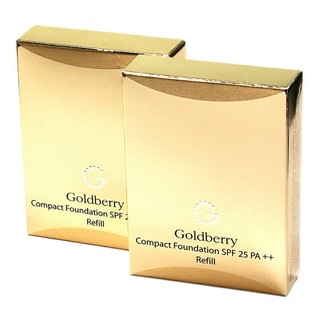 Goldberry Japan Compact Foundation SPF25 PA++ชนิดเติม (แพ็ค2ชิ้น) No.01ผิวขาว